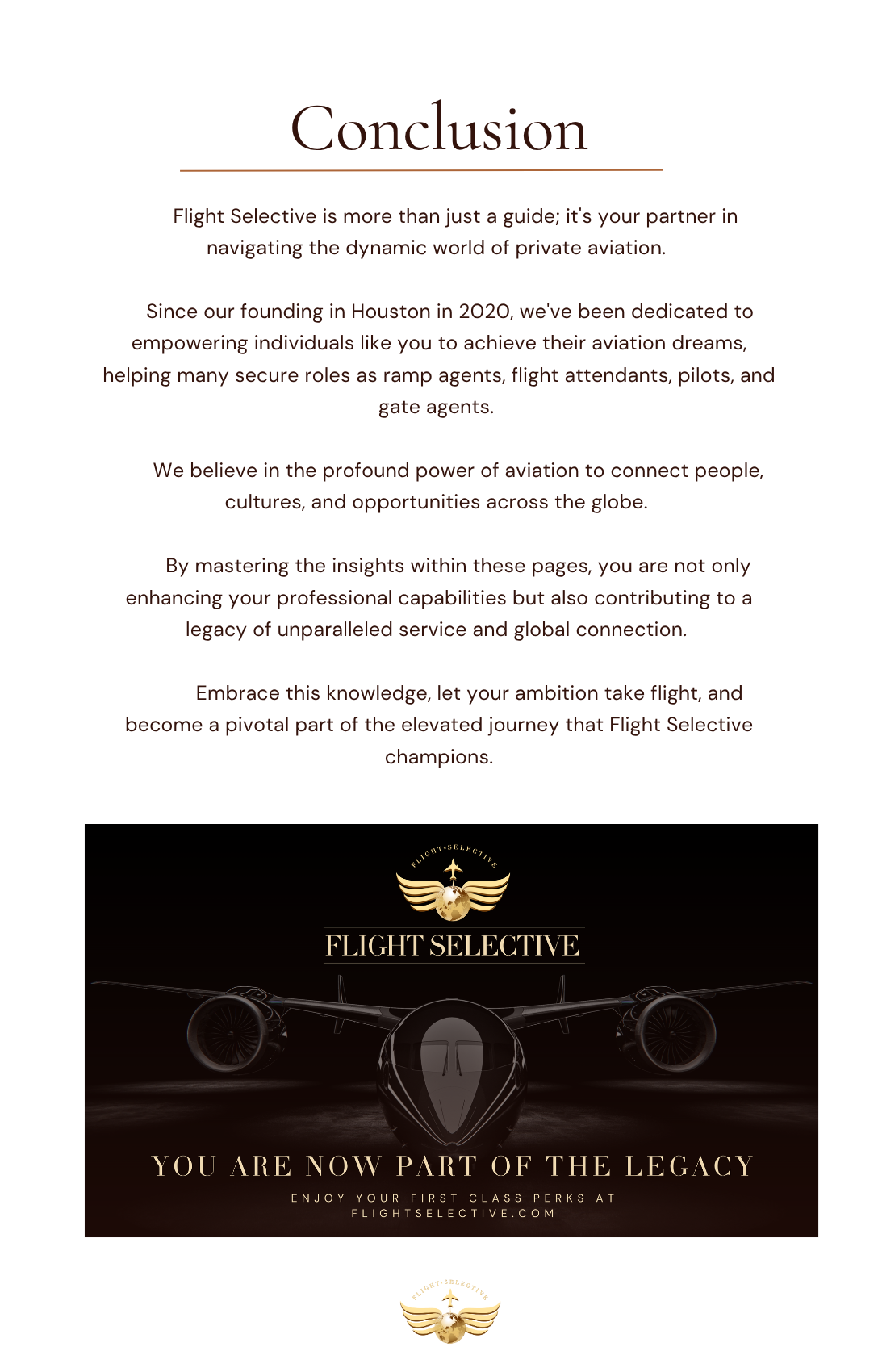 FLIGHT SELECTIVE Gateway to Aviation Excellence