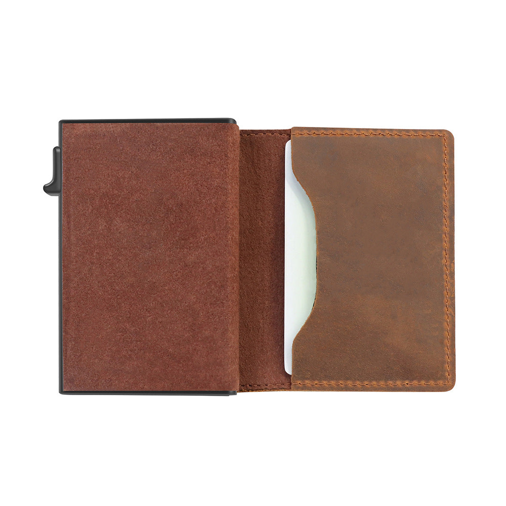 Luxury Men’s Wallet AirTag